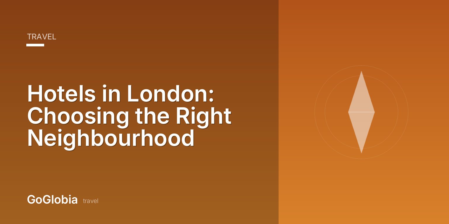 Hotels in London: Choosing the Right Neighbourhood