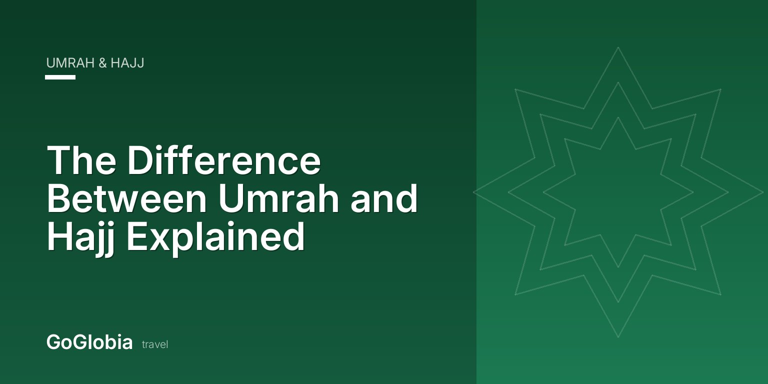 The Difference Between Umrah and Hajj Explained